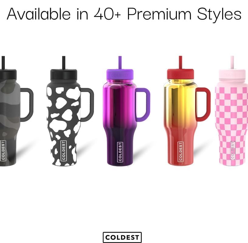 The Coldest Water Tumbler tapa Chug para bebidas espesas y batidos.