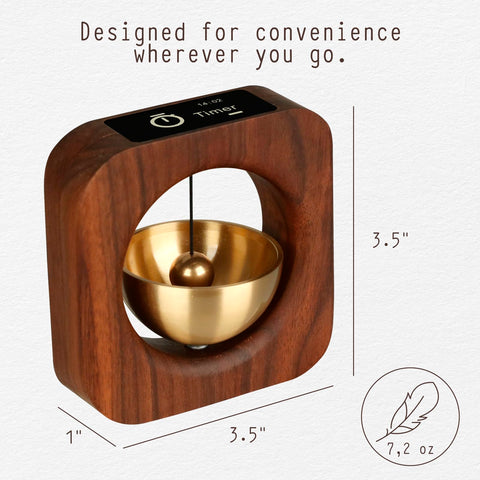 the dot cubo temporizador Pomodoro de madera, uso diario, promueve pausas regulares