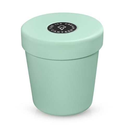 The Ice Cream Canteen muestra la pinta de helado aislada para viajar con facilidad