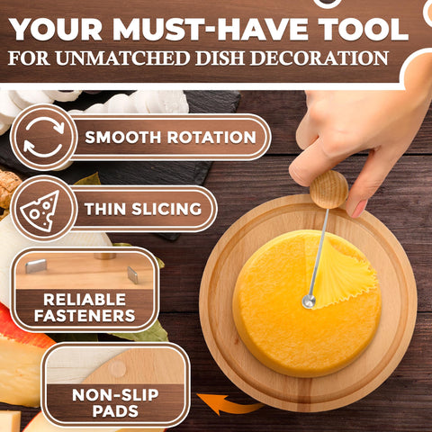 The Little Green Change Dispositivo para crear flores de queso en degustaciones.