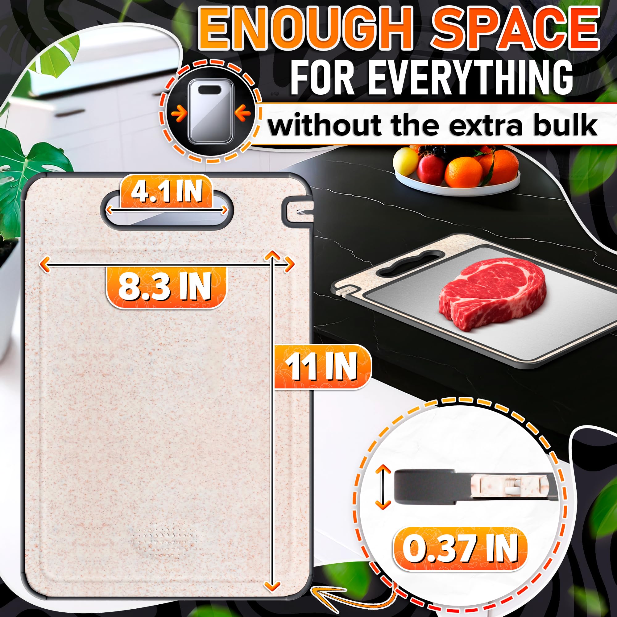 The Little Green Change Titanium, opción de descongelado rápido para carnes y alimentos.