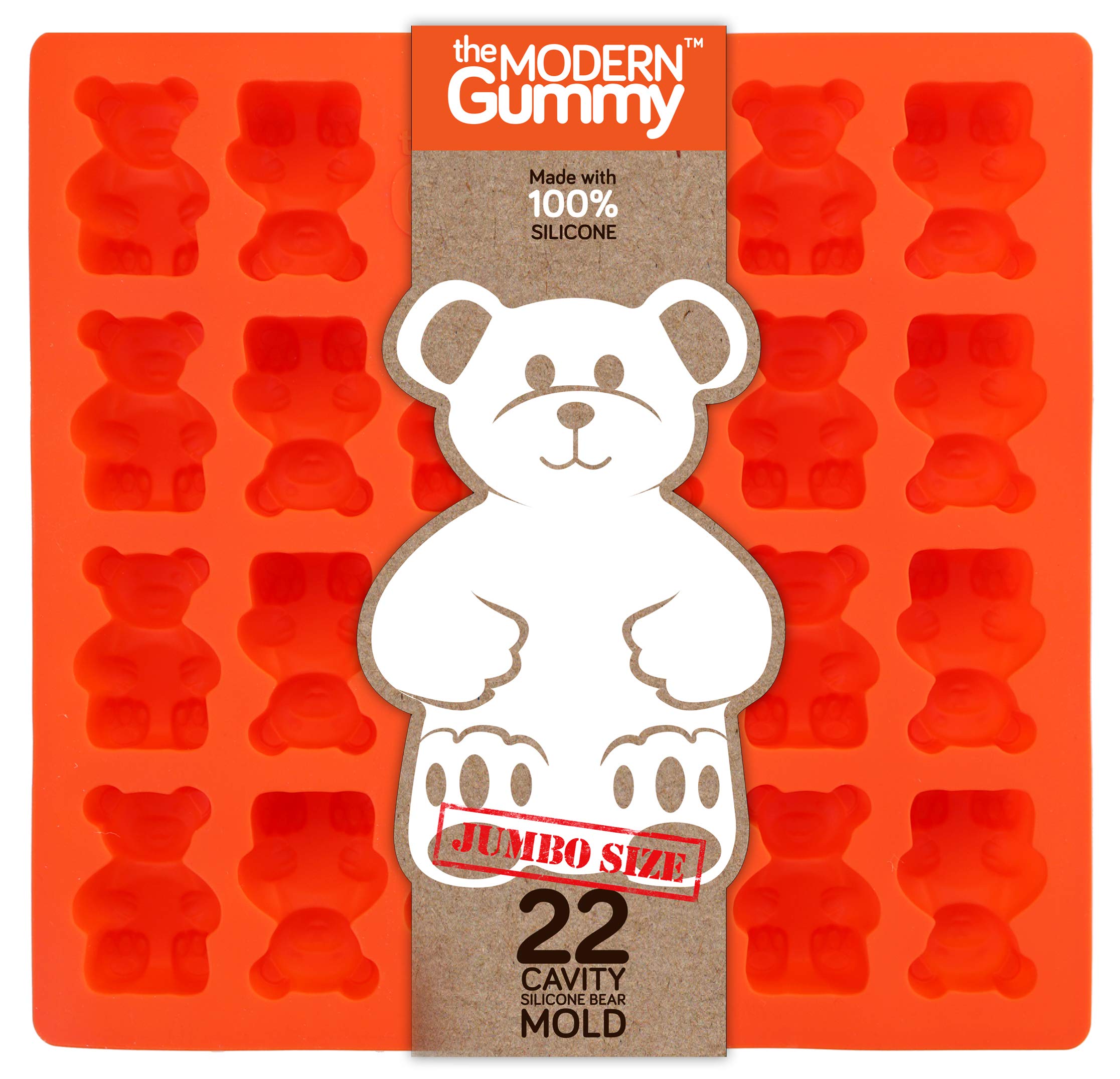 The Modern Gummy osito jumbo de dos pulgadas para dulces caseros.