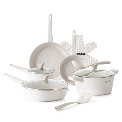 THE ROCK SOHO 15Piezas ceramico, vista frontal, ideal para cocinar sin pegar