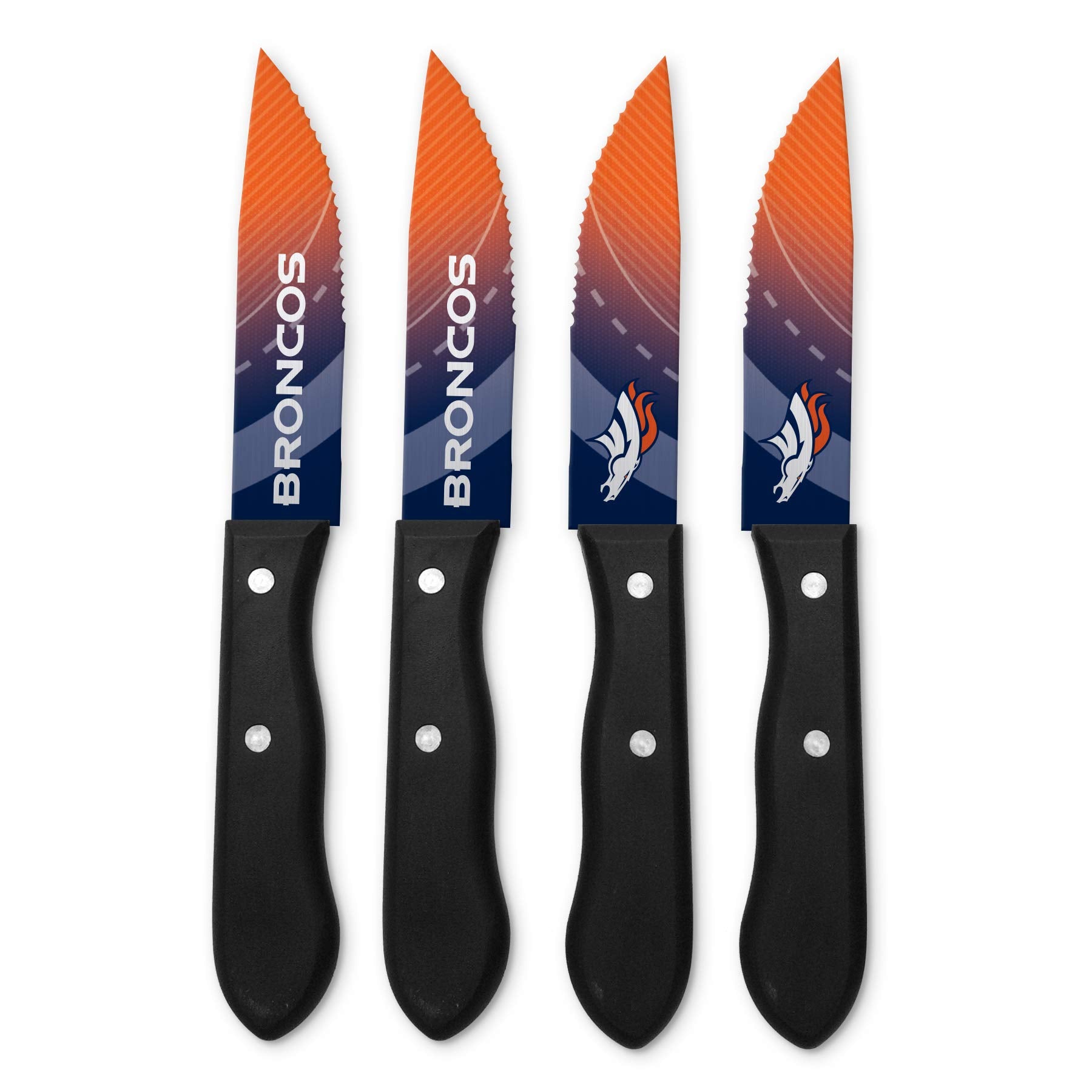 Cuchillo de bistec The Sports Vault con filo serrado para cortar carne con facilidad