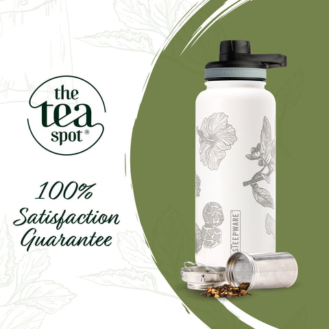 The Tea Spot Himalayan Tumbler boca ancha para rellenar cómodamente.