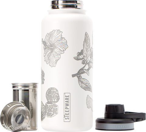 The Tea Spot Himalayan Tumbler con infusor para té suelto, perfecto para té en movimiento.