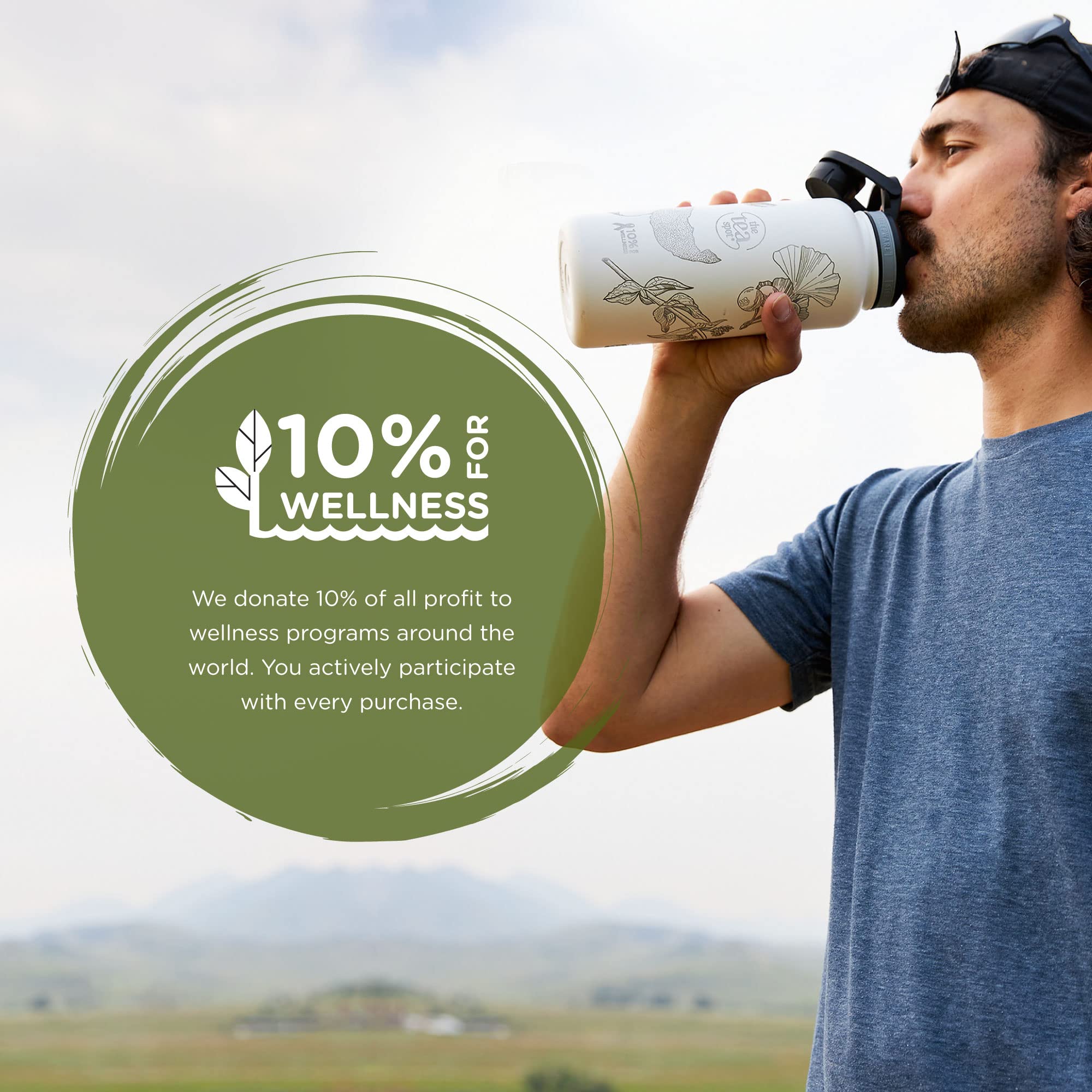 The Tea Spot Himalayan Tumbler ideal para uso diario en oficina o viaje.