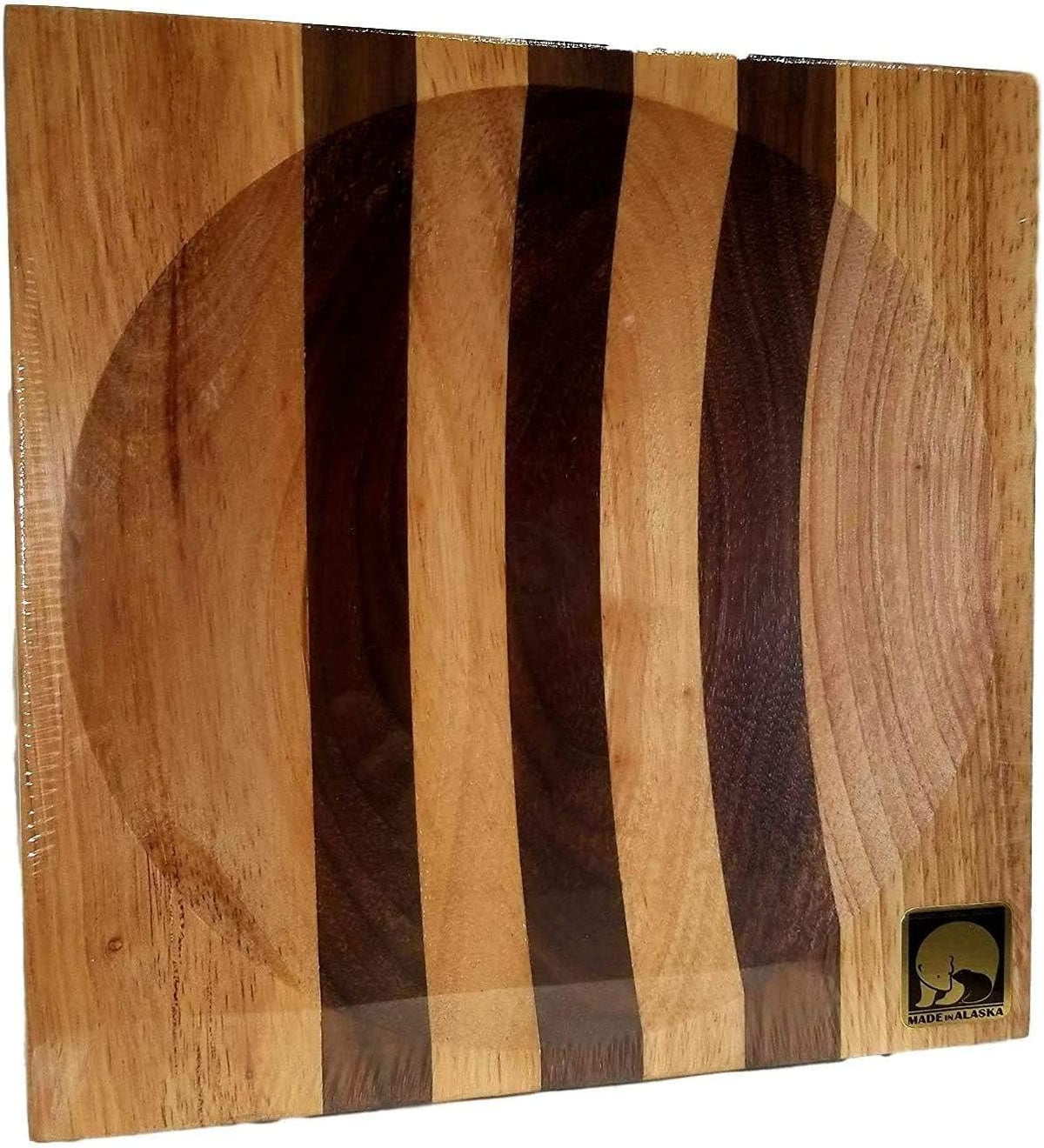 ULU cuenco de picar 8 pulgadas, frente, ideal para picar con estabilidad