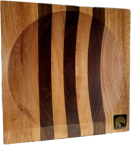 ULU cuenco de picar 8 pulgadas, frente, ideal para picar con estabilidad