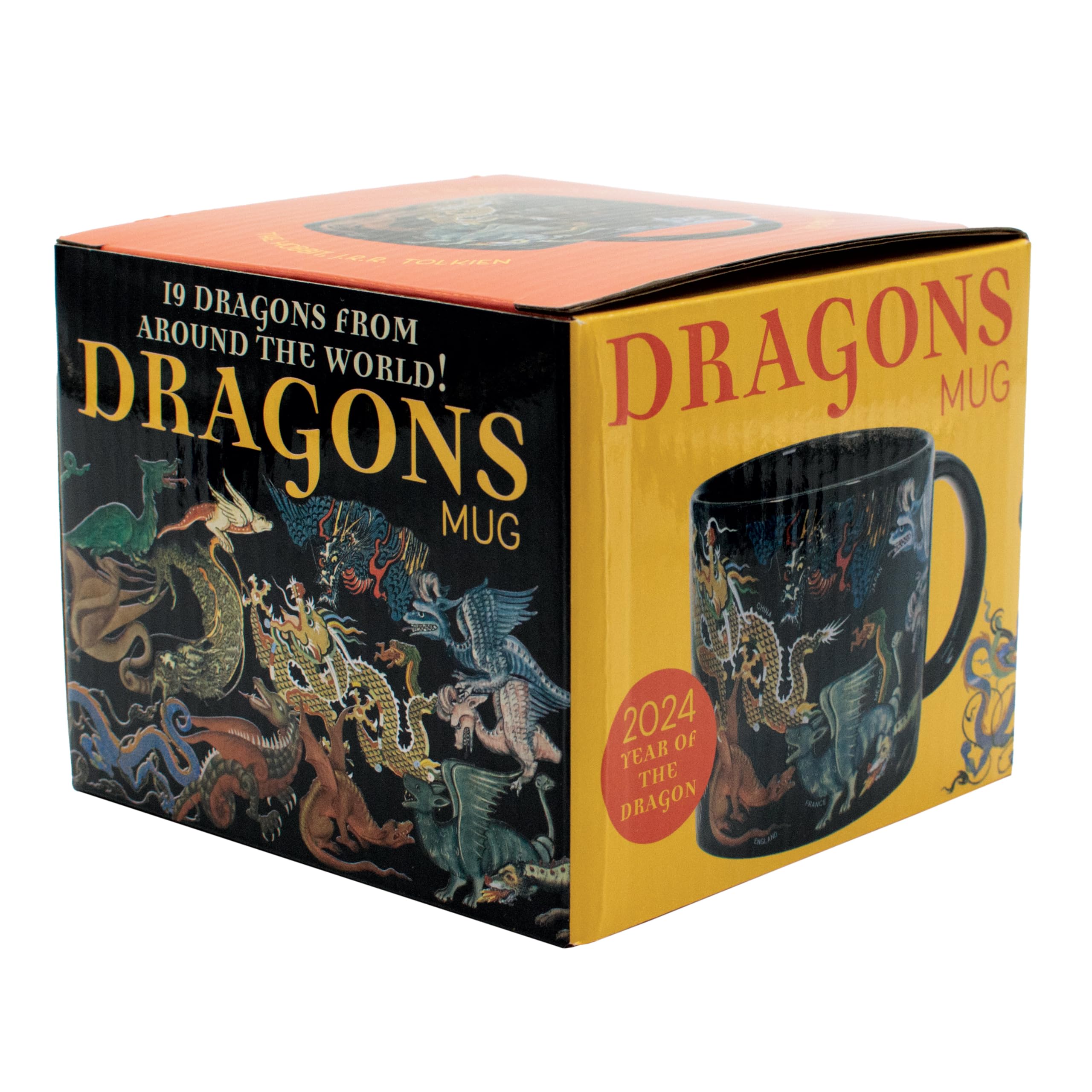 Colección de dragones del mundo en una taza, conversación asegurada.