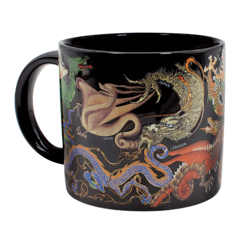 Diseño artístico de dragones mundiales que inspira al despertar.