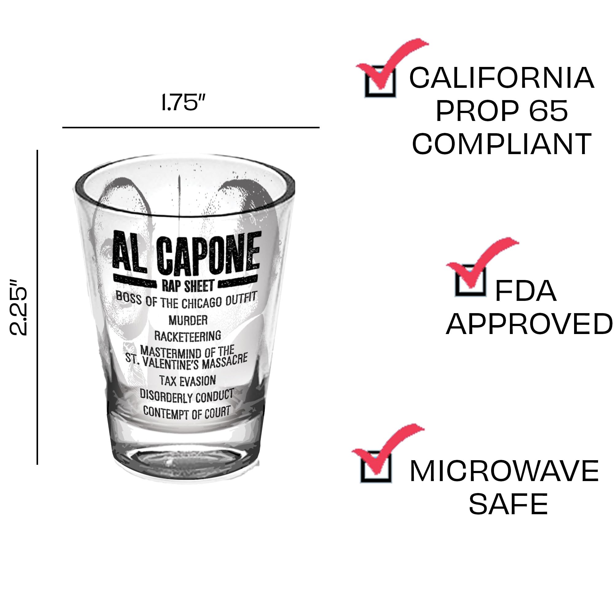 Mug Shots de Capone de The Unemployed Philosophers Guild, ideal para regalos coleccionistas.