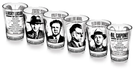 Mug Shots de Pretty Boy Floyd de The Unemployed Philosophers Guild, regalo único para amantes de historias criminales.