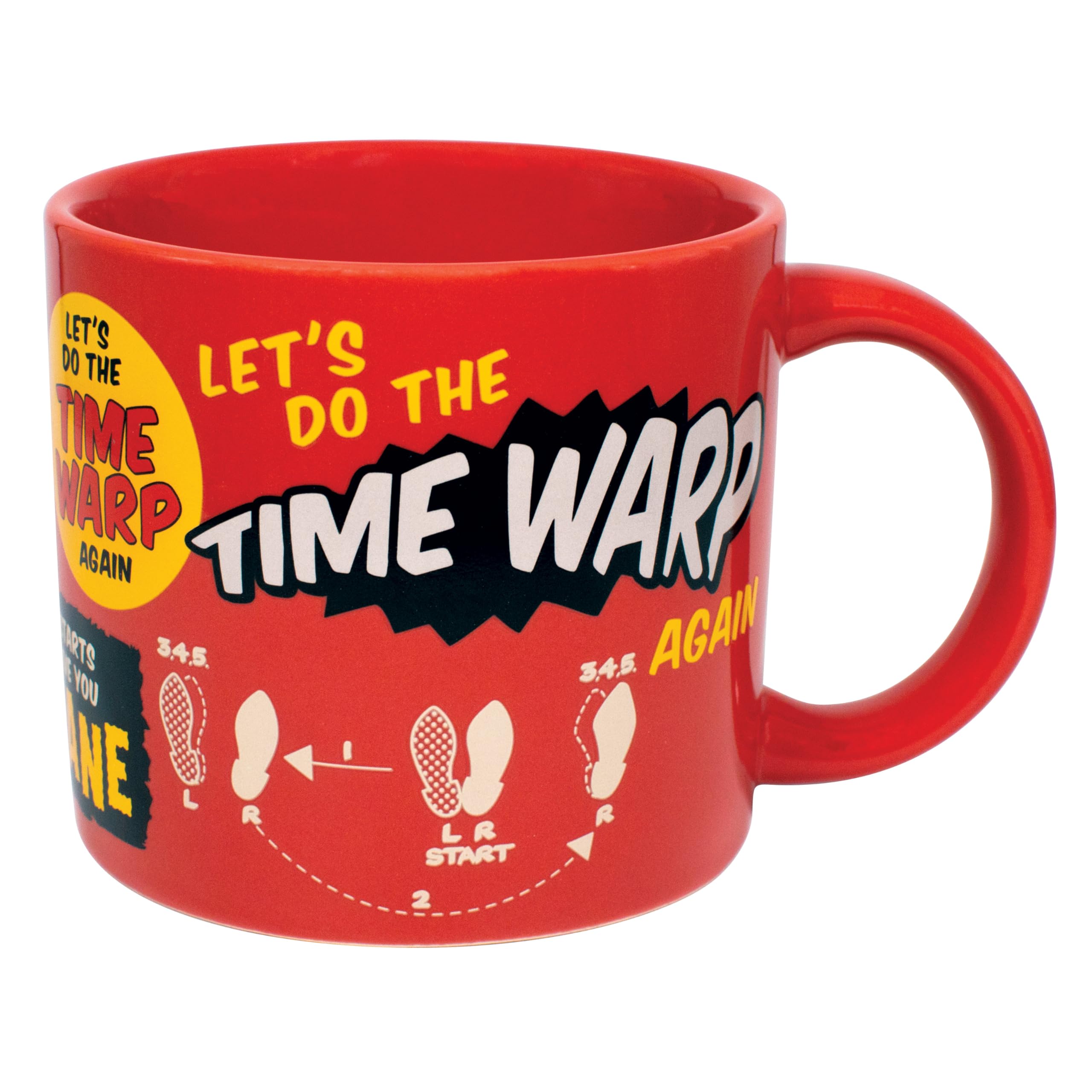 Taza cerámica 14 oz de The Unemployed Philosophers Guild para microondas.