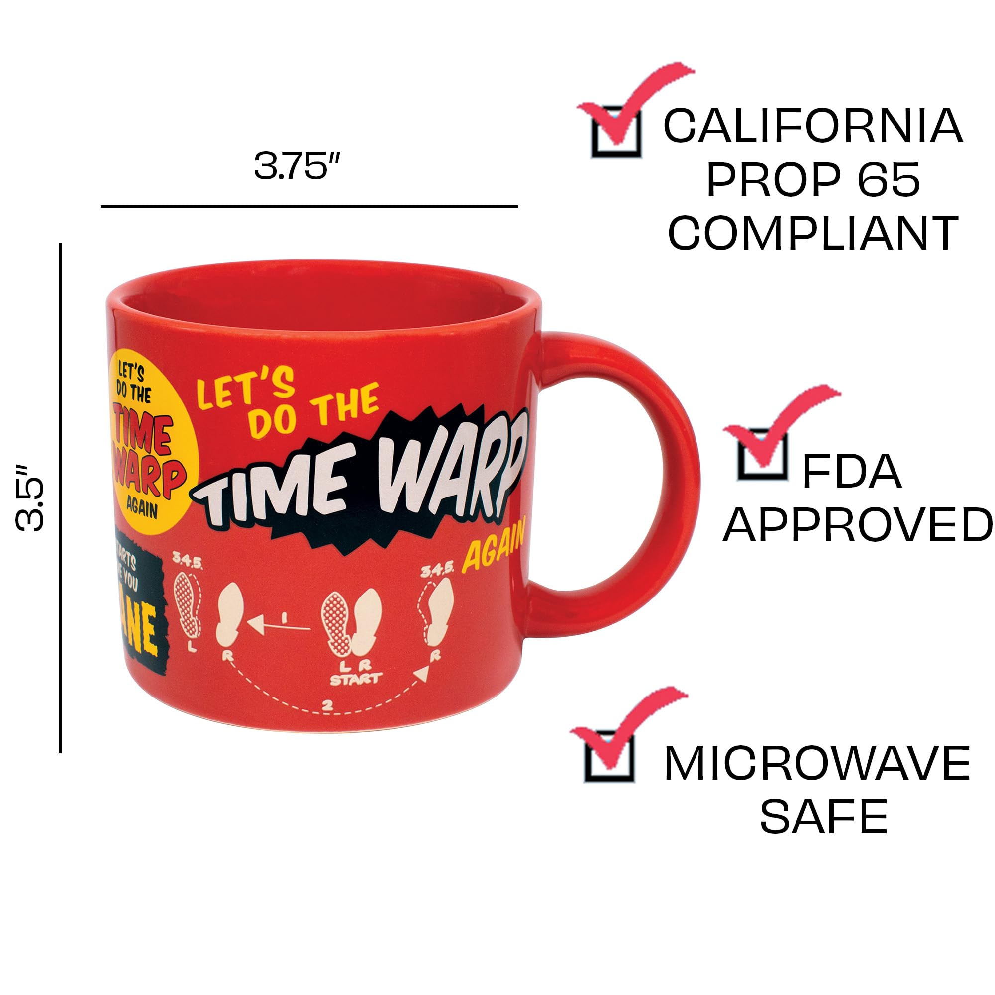 Detalle de Riff Raff en la taza de The Unemployed Philosophers Guild.