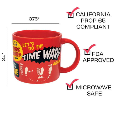Detalle de Riff Raff en la taza de The Unemployed Philosophers Guild.