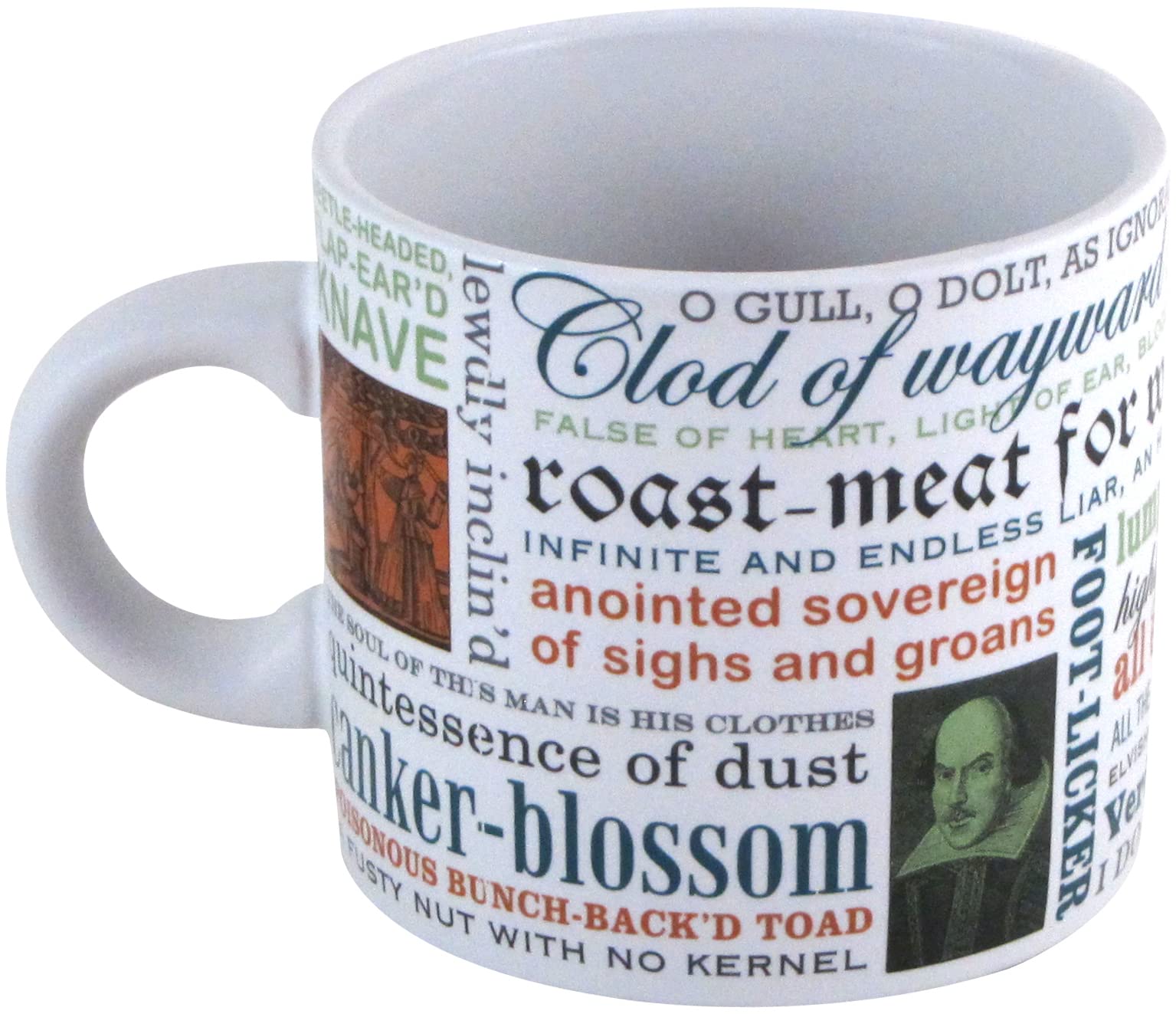Taza The Unemployed Philosophers Guild, cerámica 14 oz, lista para café matutino