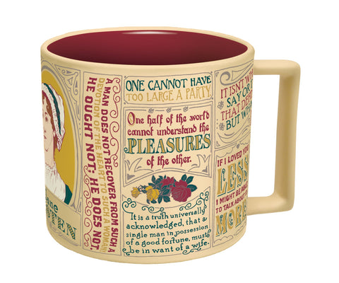 The Unemployed Philosophers Guild Taza Jane Austen caja regalo atractiva