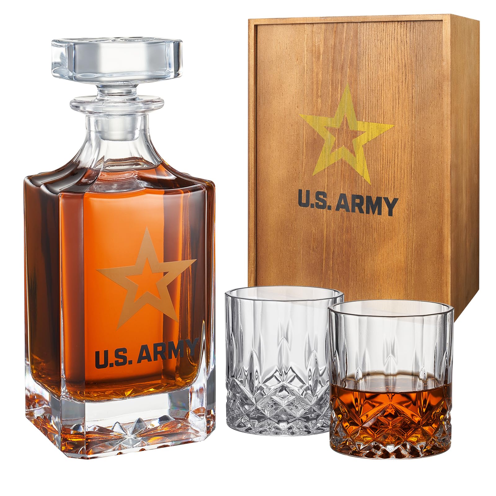 The Wine Savant Army decantador de 730 ml, preserva el sabor para momentos especiales.