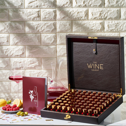 conjunto de 80 aromas de The Wine Savant para mejorar la cata