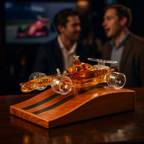 The Wine Savant bar auxiliar decantador F1, perfecto para regalos con estilo.