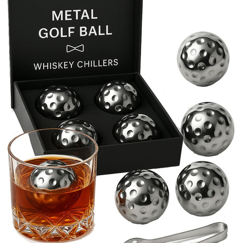 Bolas de whisky golf de The Wine Savant, enfriamiento elegante sin dilución.