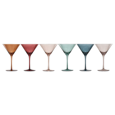 Vaso martini The Wine Savant gris suave, elegante para reuniones informales.