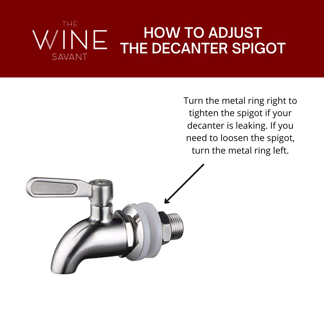 The Wine Savant decantador con forma de barril, diseño único para la barra