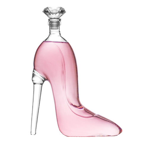 The Wine Savant decantador Stiletto con diseño único para bar elegante.