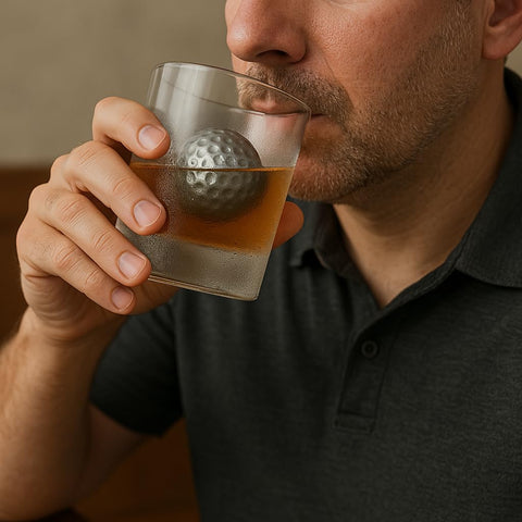 Frío rápido sin diluir con las bolas de The Wine Savant.