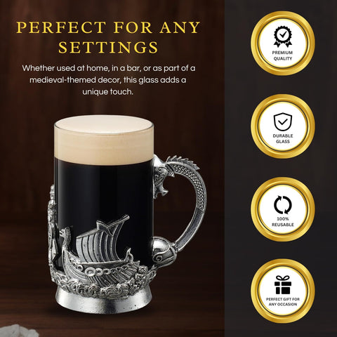 Ideal para casa o bar añade toque medieval.