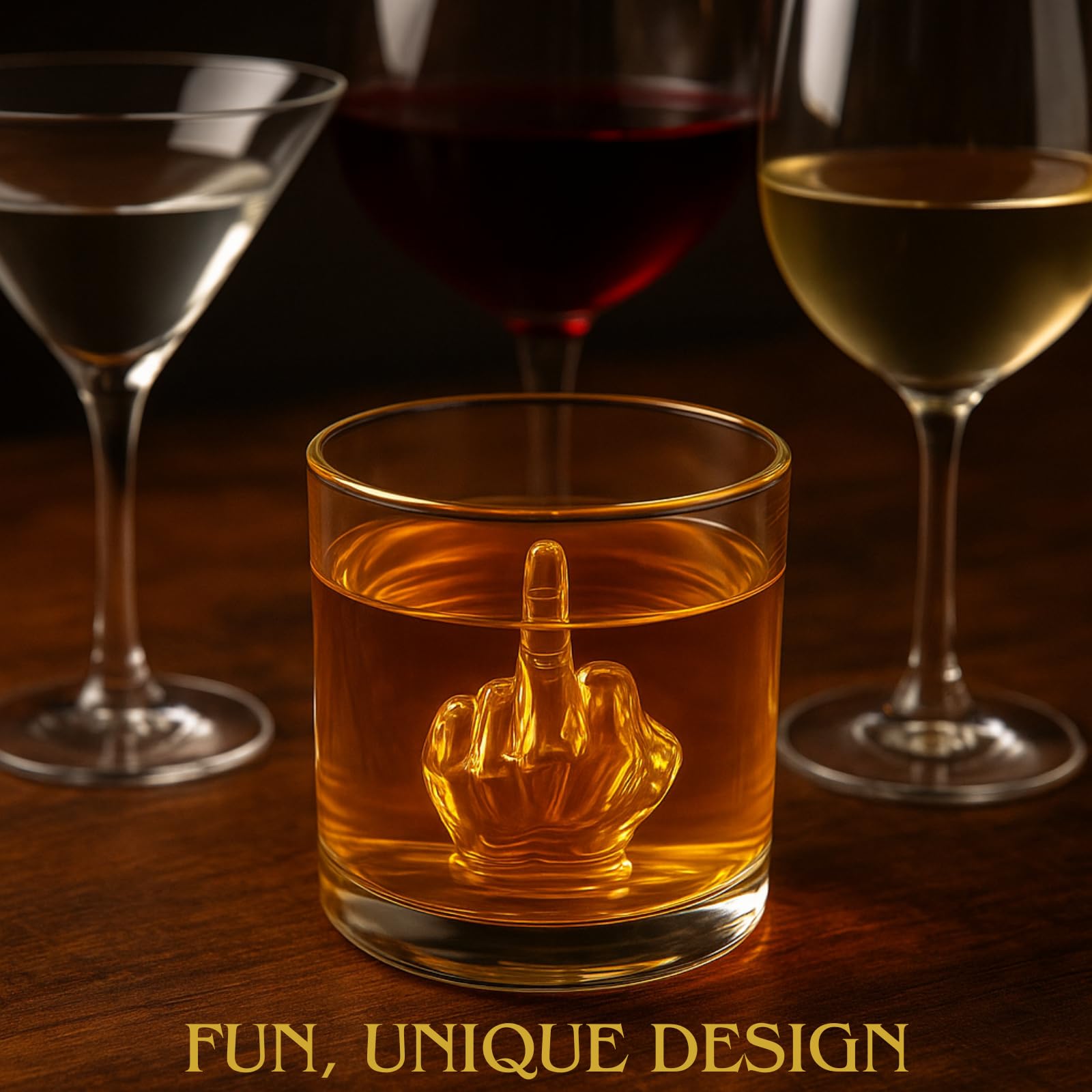 Vaso The Wine Savant de whisky con cristal claro de alta calidad