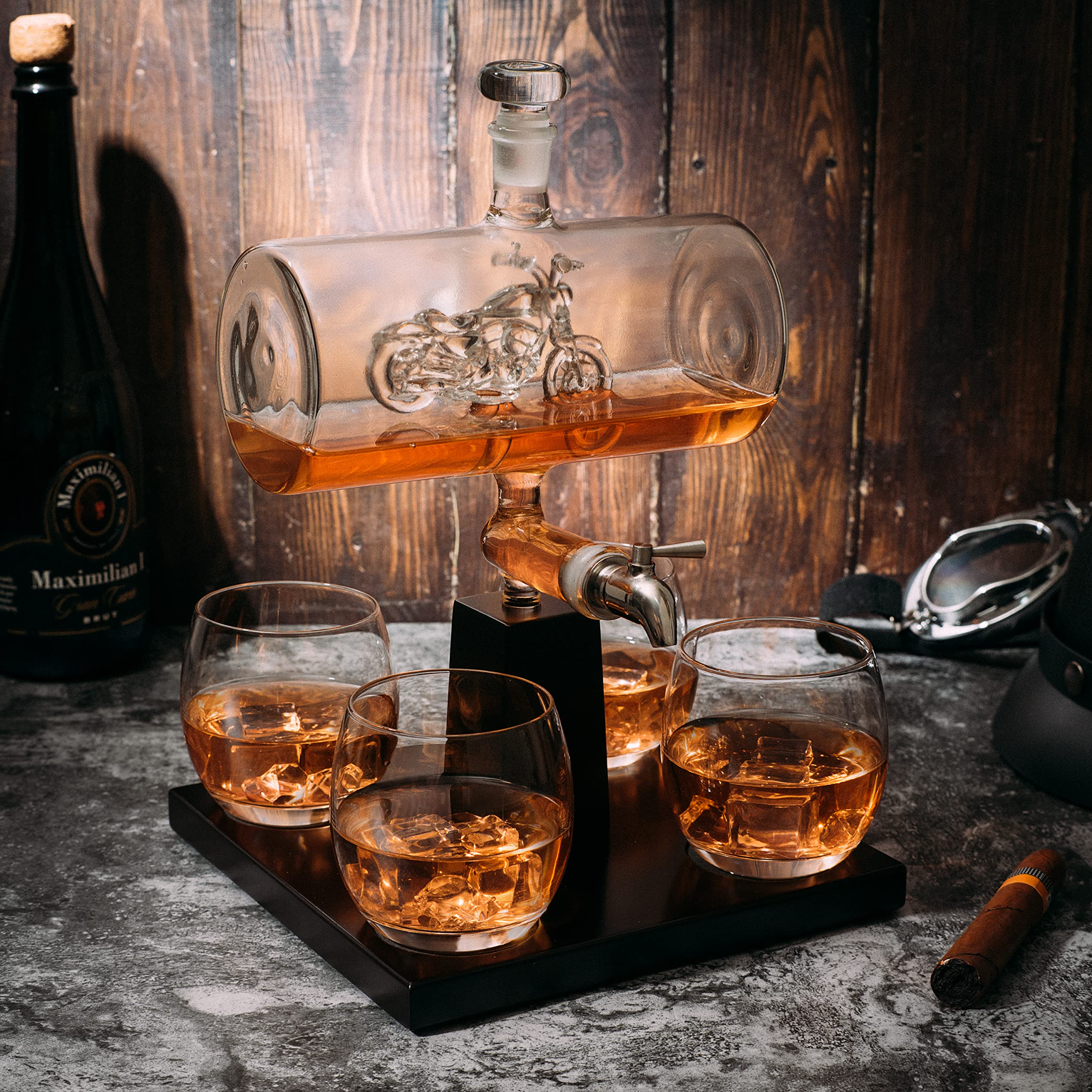 Vasos borosilicato The Wine Savant para degustación precisa.
