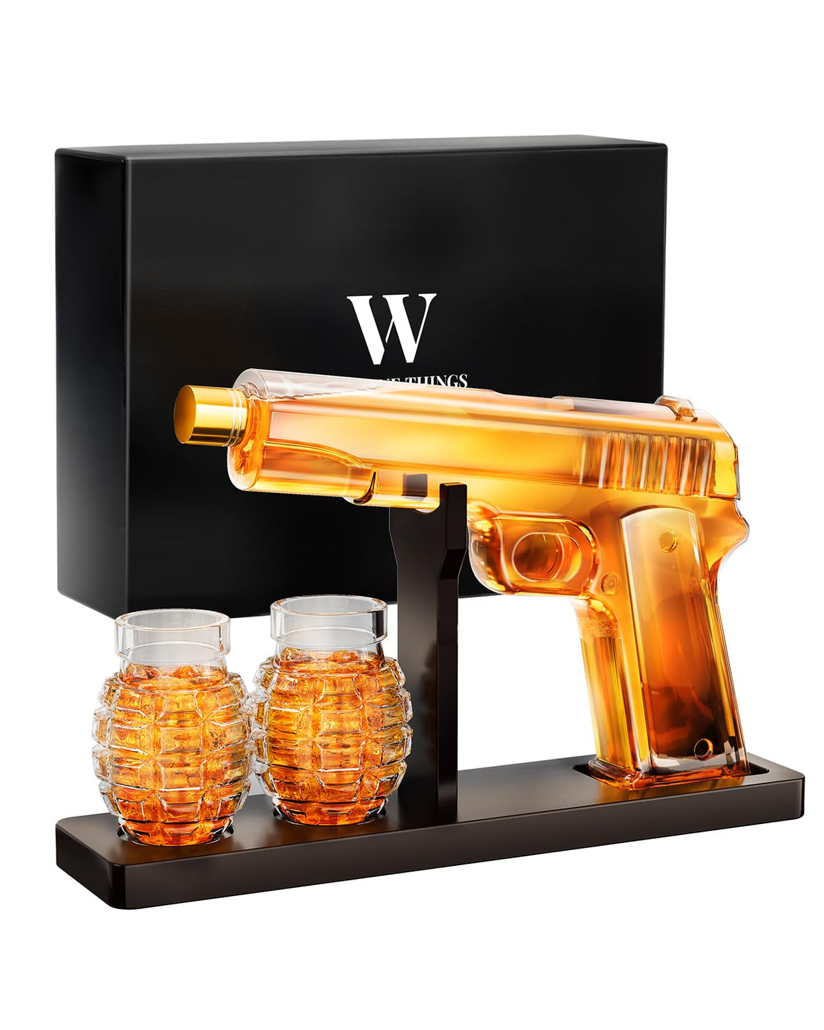 The Wine Things: conjunto decantador whiskey, ideal para regalar.