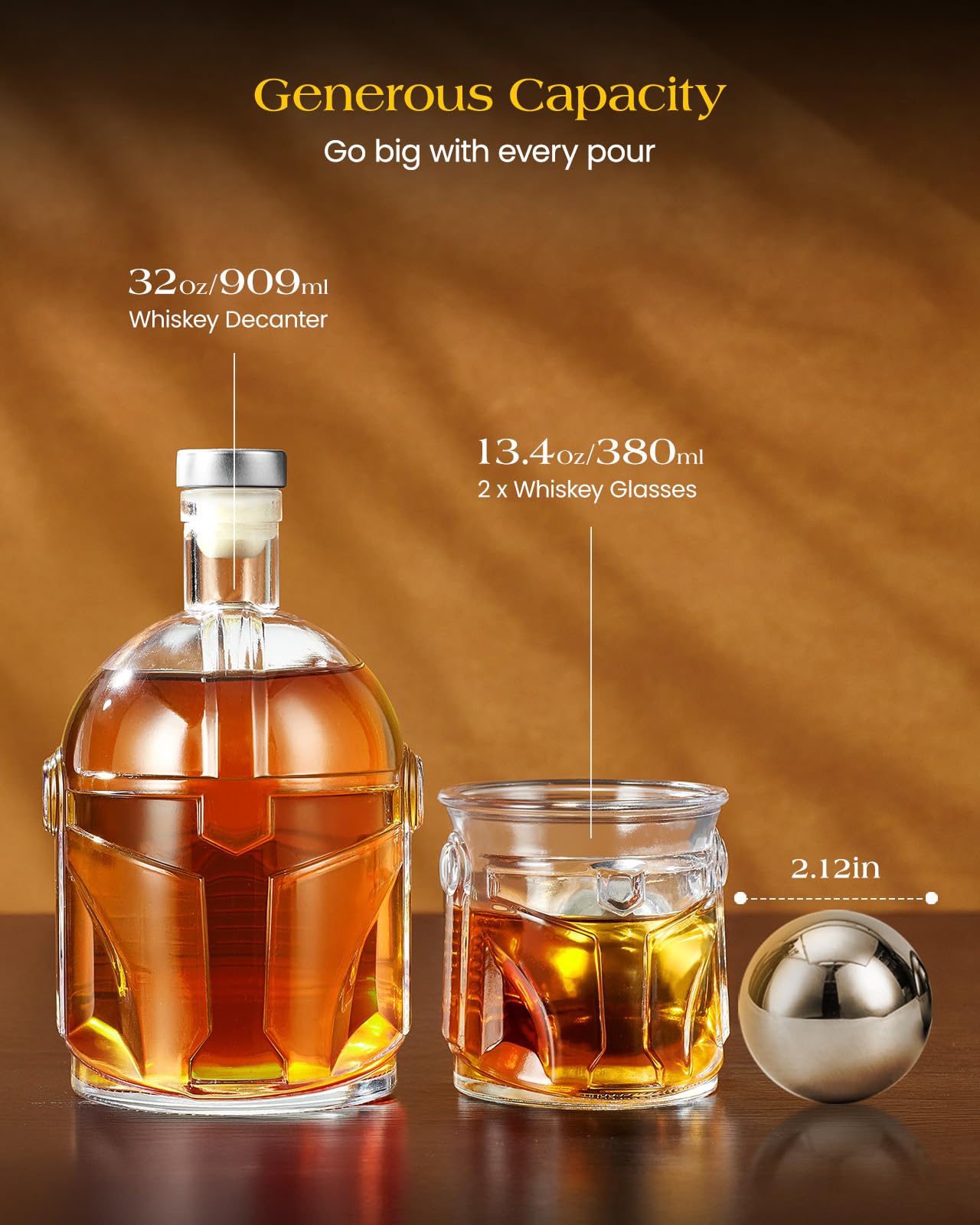 The Wine Things piedras de hielo para whisky enfriando sin diluir