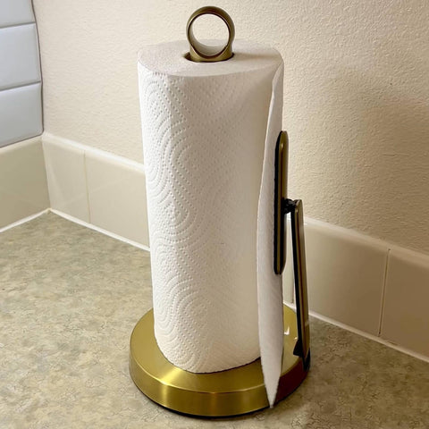 theaoo base pesada antideslizante mantiene estable el porta-rollos durante la cocina