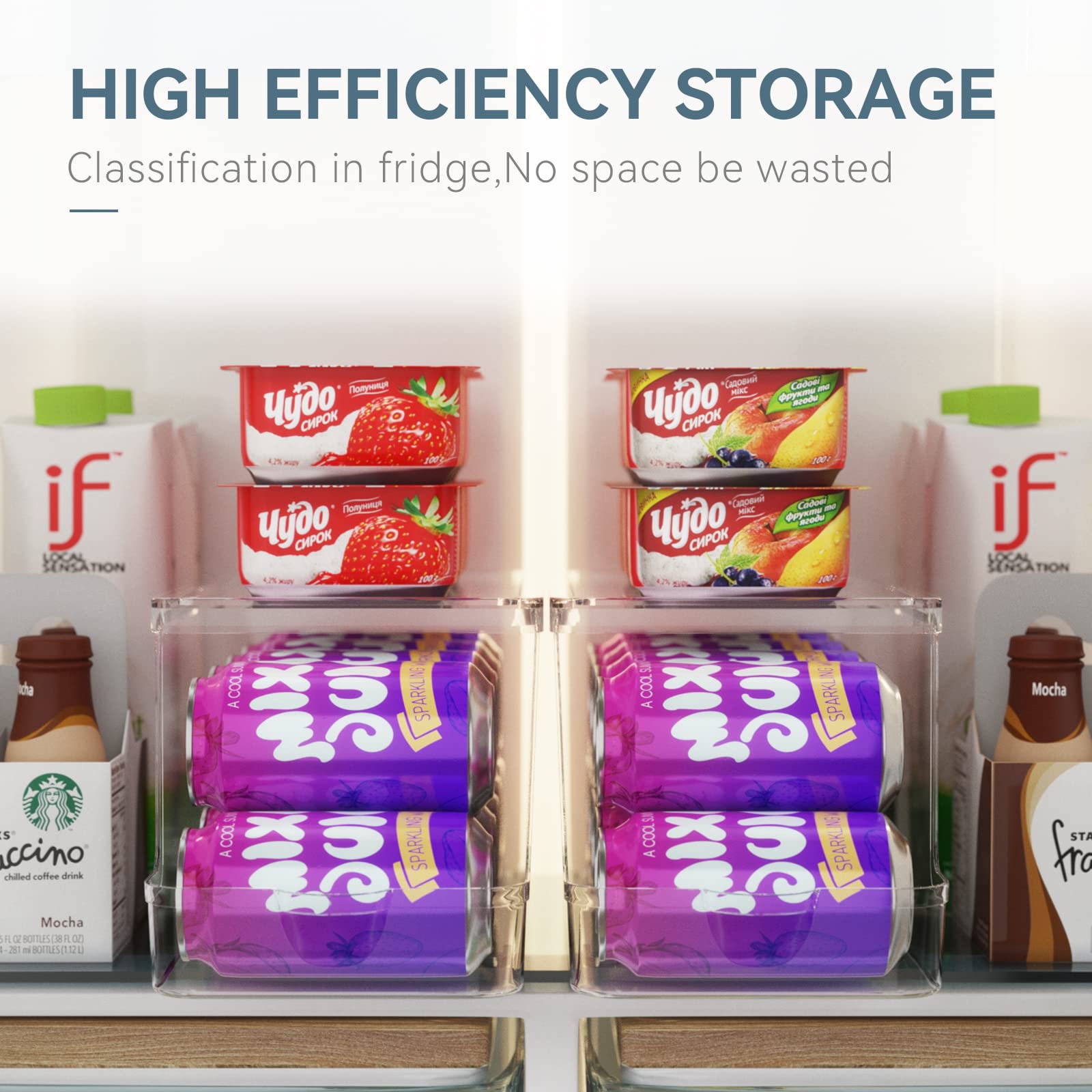 theaoo dispensador latas refrigerador multifuncional uso organiza cocina y despensa