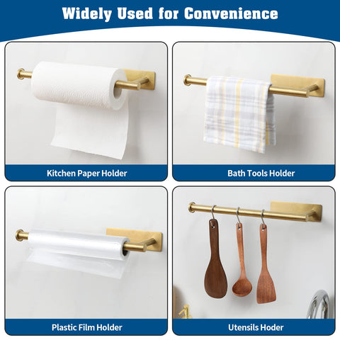 theaoo porta-papel bano adhesivo, solución limpia para el baño