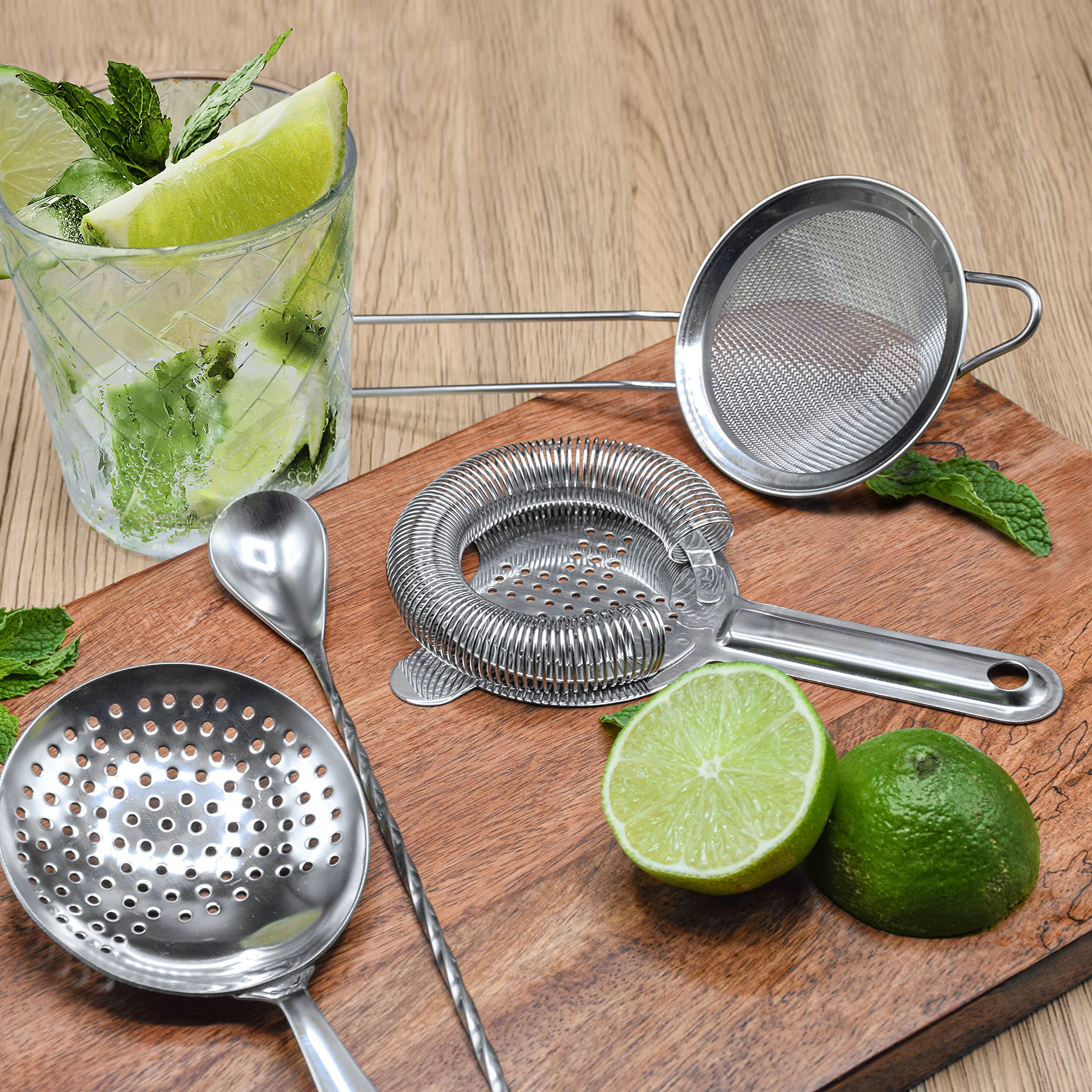 TheBarsentials cuchara de mezcla de 11 pulgadas para batidos precisos.
