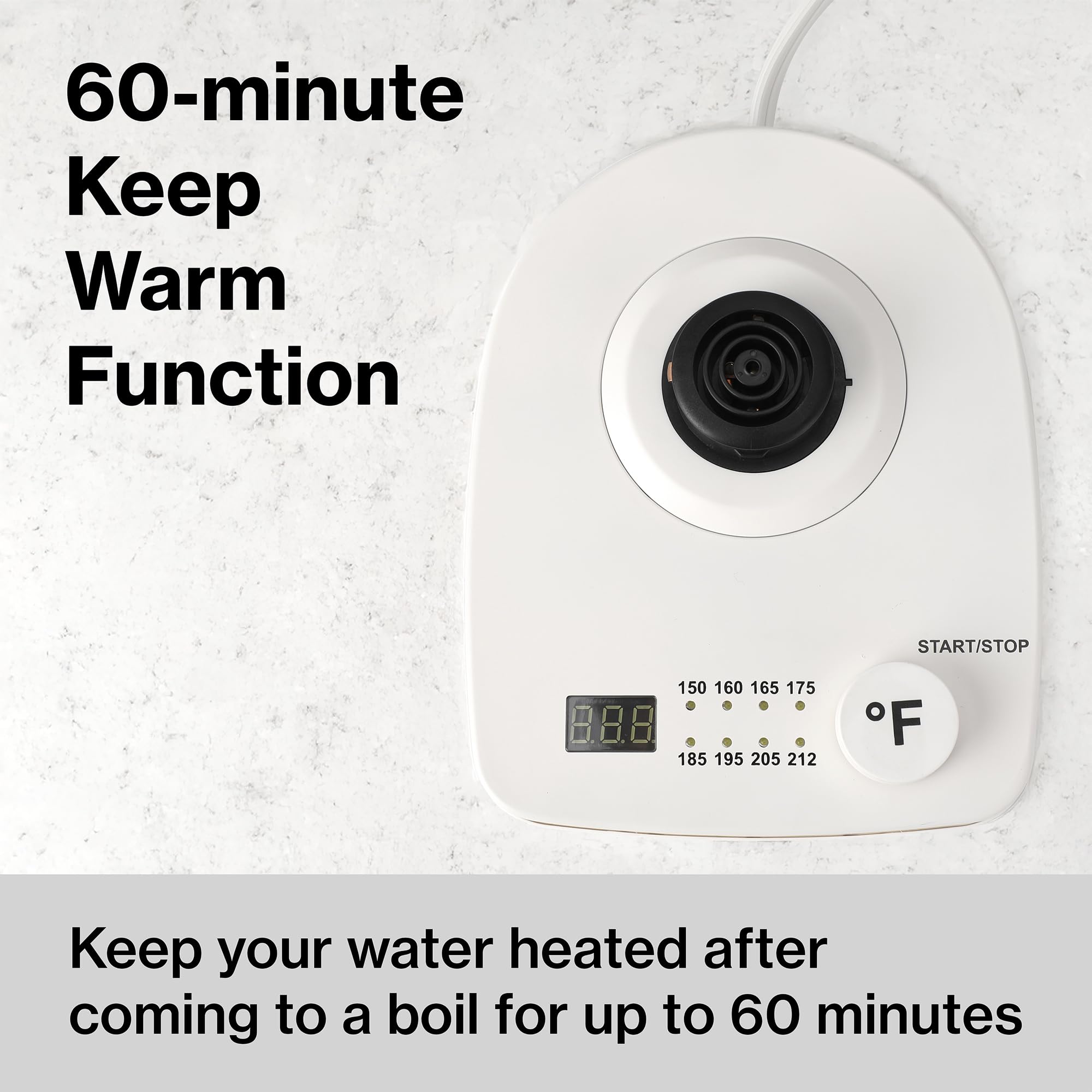 TheDisplayGuys seguridad con apagado automático y protección anti-hervido sin agua