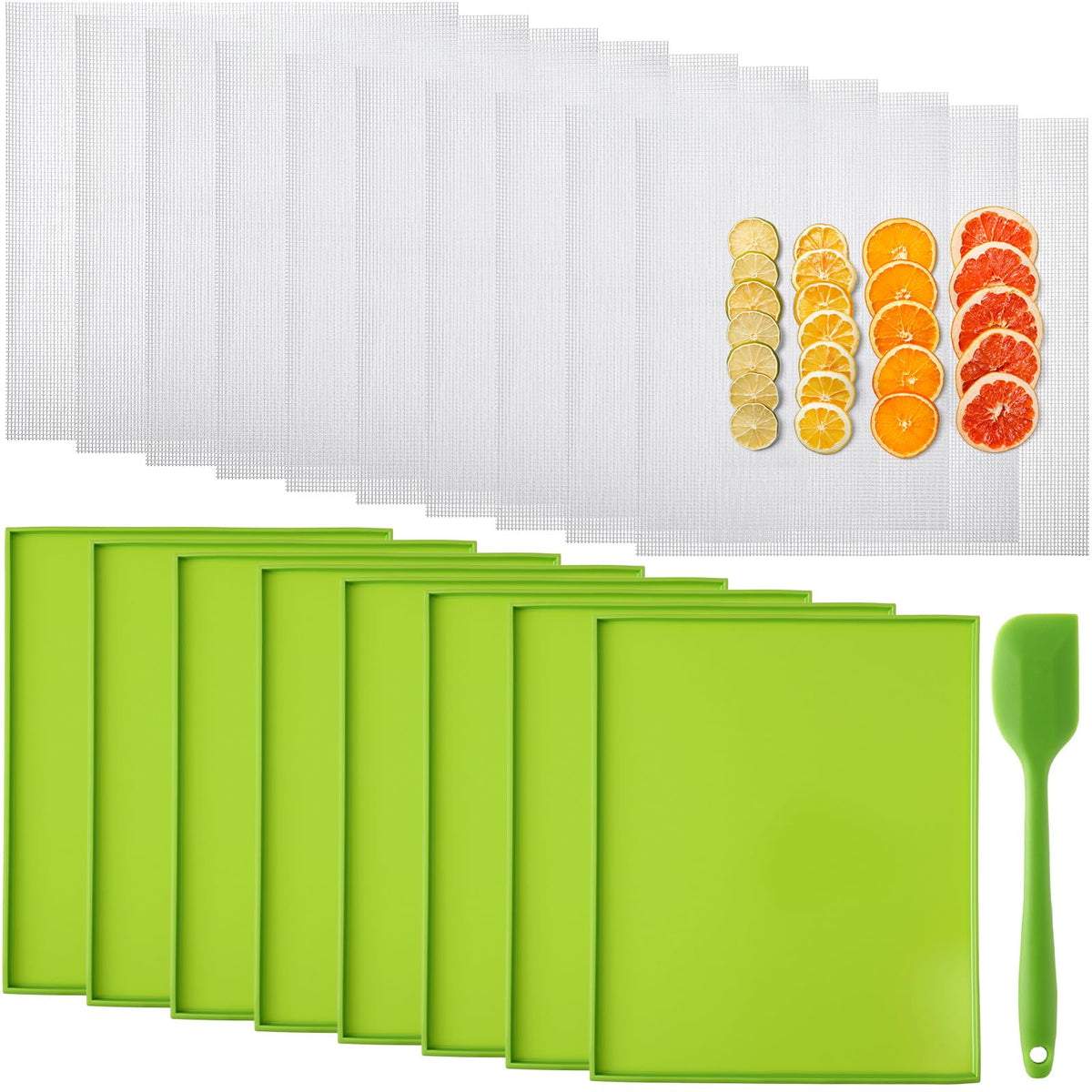 Bandejas Thenshop de silicona para deshidratar con borde, evitando derrames