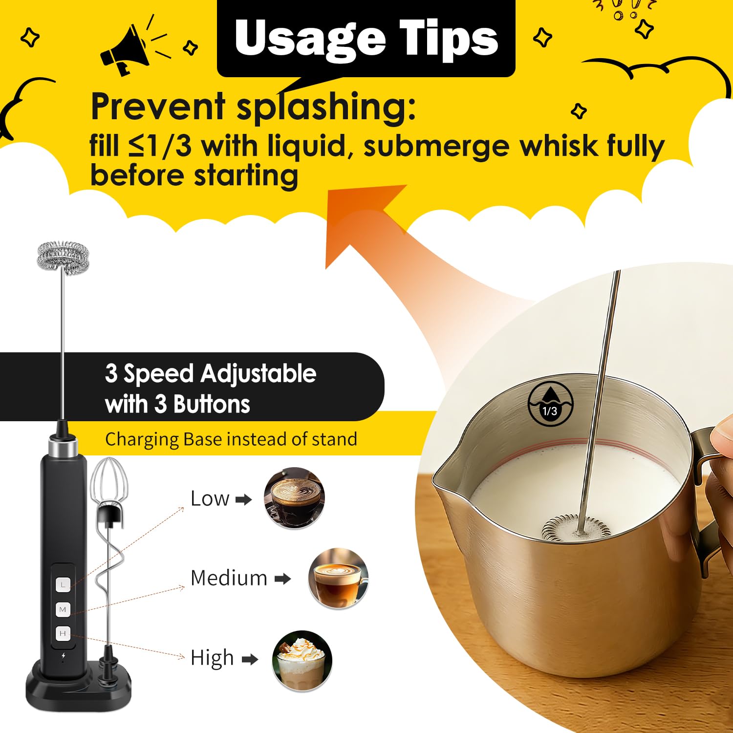 Theresduet mango ergonómico para uso cómodo y seguro.