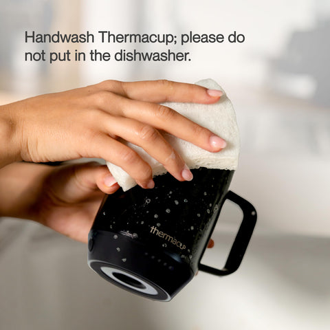 Thermacup Mega: acabado cerámico suave y acabado ergonómico