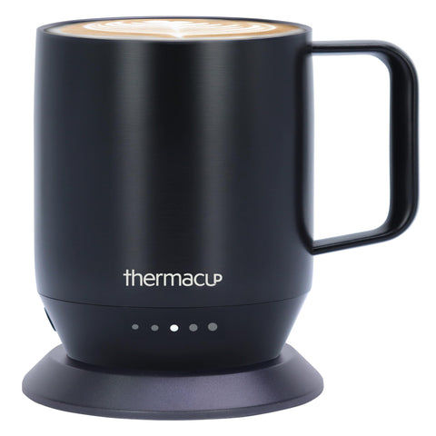 Thermacup Mega: taza autocalentante con batería de 8 h y 14 onzas