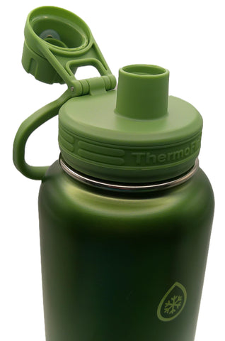 ThermoFlask con doble aislamiento mantiene frío 24h y calor 12h.