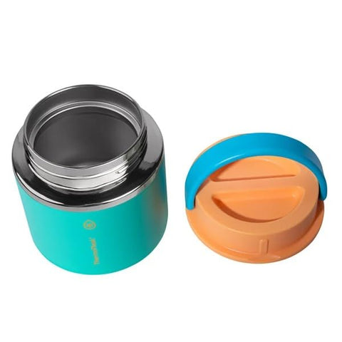 TermoFlask mango ergonómico para transporte cómodo durante el día.