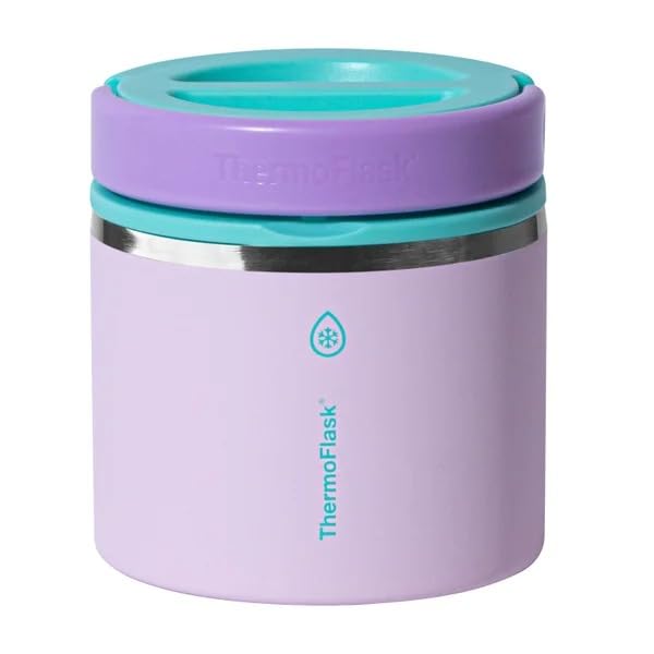 ThermoFlask tarro 20 oz azul ideal para comidas frías todo el día