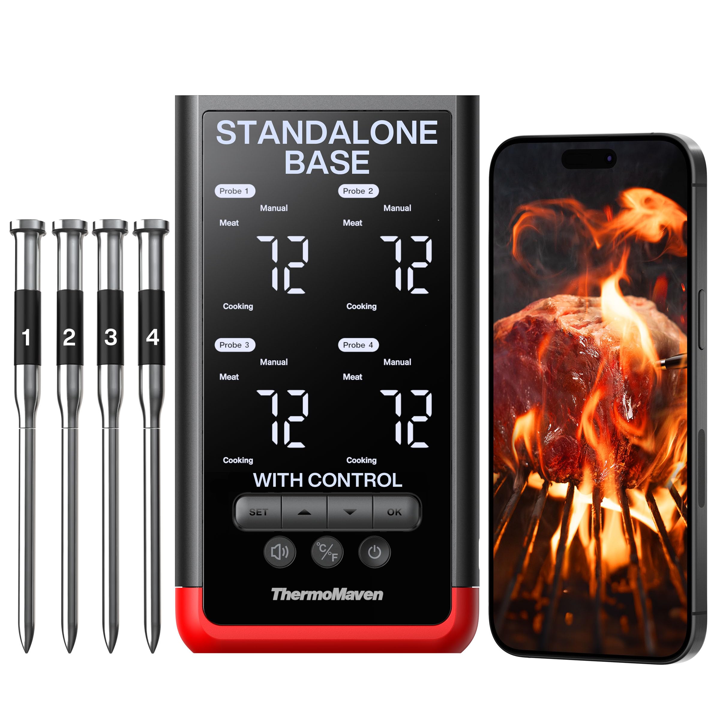 ThermoMaven P4: base con display en tiempo real para monitorizar temperaturas