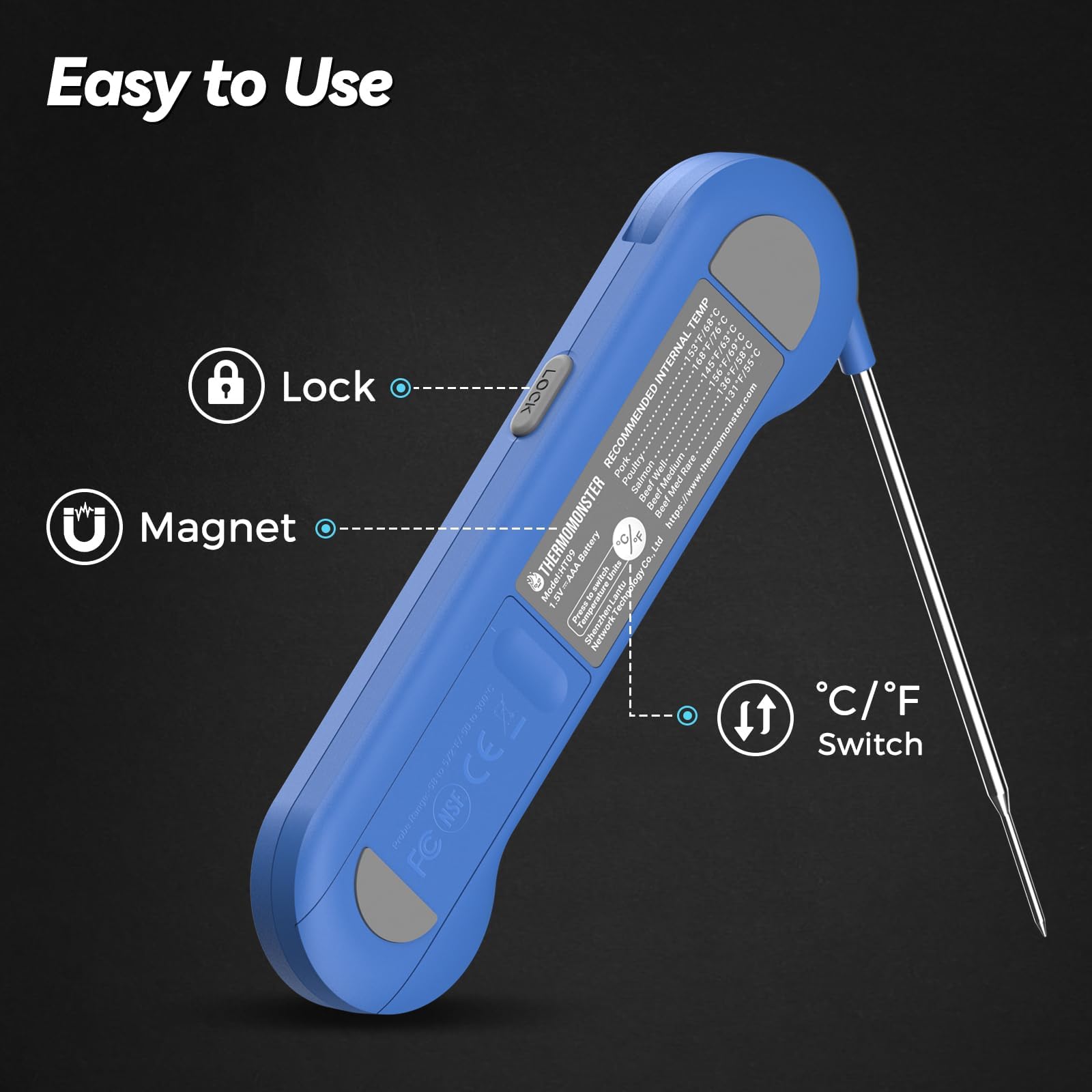 ThermoMonster sensor de movimiento para encendido automatico