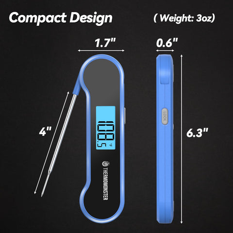 ThermoMonster sonda de 4 pulgadas para medir con precisión